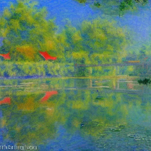 Prompt: Beijing in the style of Monet
