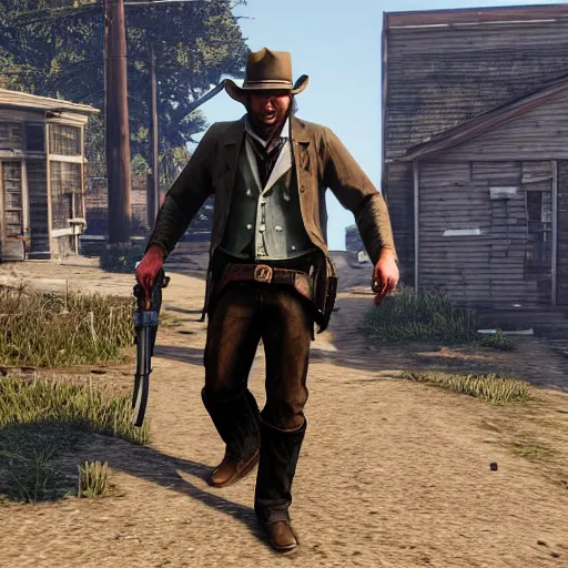 Image similar to arther morgan from red dead redemption 2 in gta 5