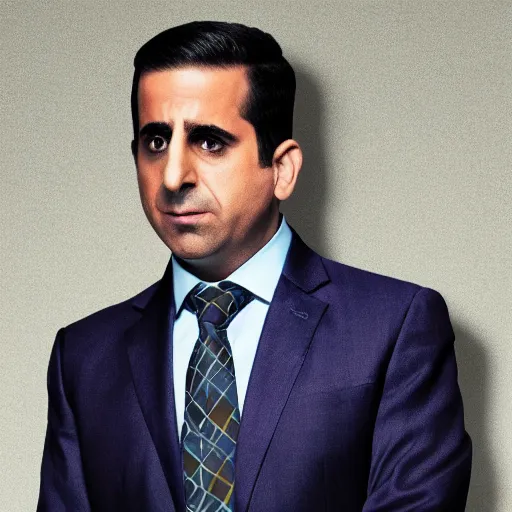 Image similar to kurdish! michael scott in the ofiice us, 8 k, high resolution, promotional