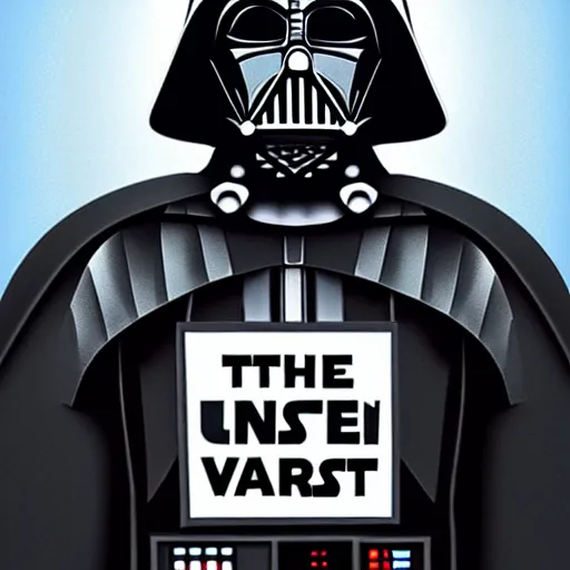 Image similar to darth vader as the president of the united states