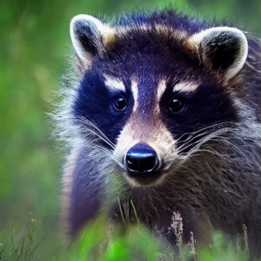 Image similar to a wild buffalo / raccoon found in the wild