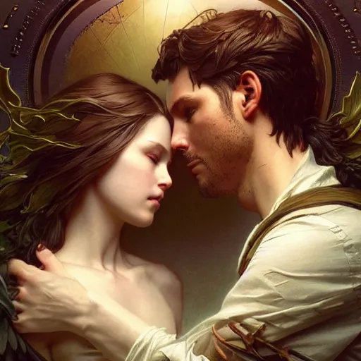 Image similar to pure love is patient love is kind ; ultra realistic, concept art, intricate details, eerie, haunting, highly detailed, photorealistic, octane render, 8 k, unreal engine. art by artgerm and greg rutkowski and charlie bowater and magali villeneuve and alphonse mucha