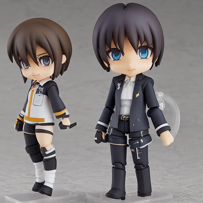 Prompt: Sam Neil, An anime Nendoroid of Sam Neil, figurine, detailed product photo