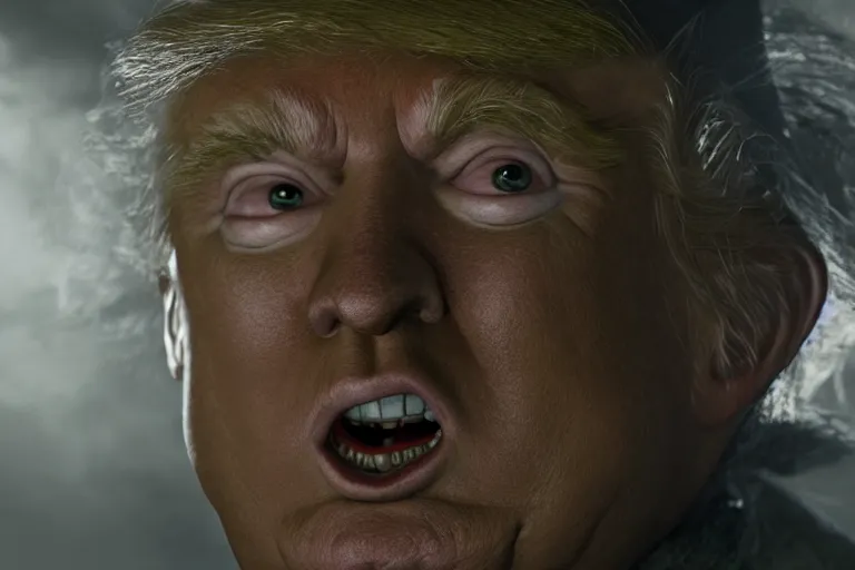 Image similar to photo of donald trump as a Dwarf in Lord of the Rings high detail photorealistic dramatic lighting 4K