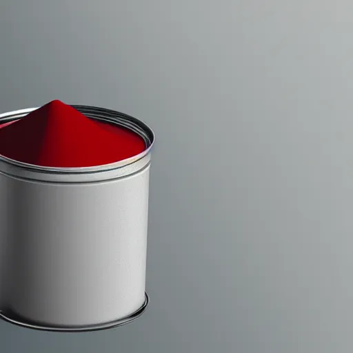 Image similar to can of paint, minimal, modern