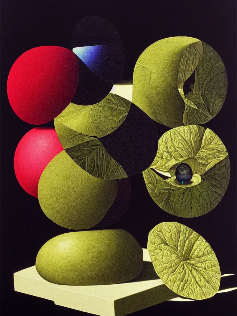 Image similar to hyperrealistic still life portrait of a tesseract, impossible shape, by caravaggio and yosumo okuta, botanical print, surrealism, vivid colors