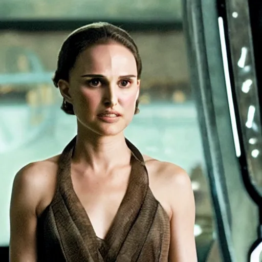 Image similar to still of early 2 0 s natalie portman in westworld tv series