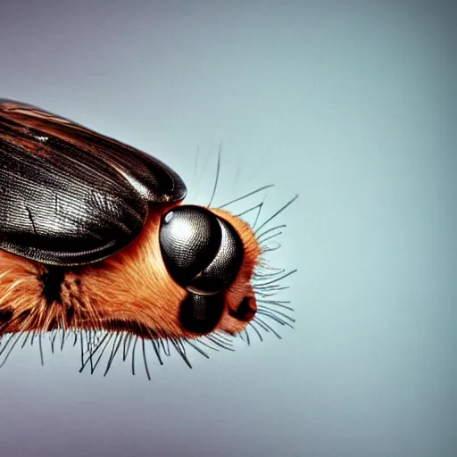 Image similar to a housefly - cat - hybrid, animal photography