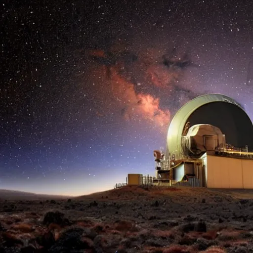 Prompt: dreaming of distant worlds, sitting by large telescope, constellations shaped like lovecraftian deities