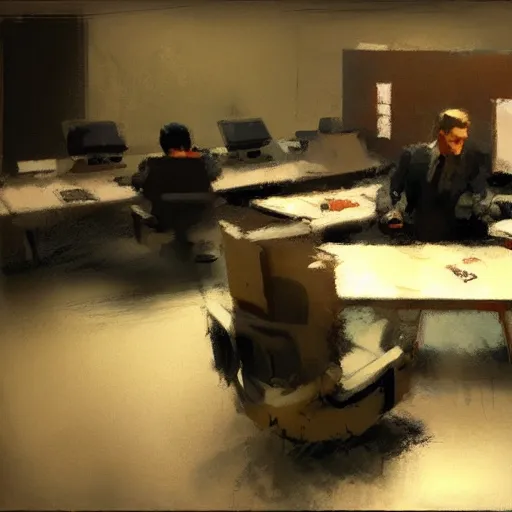 Prompt: the office, craig mullins