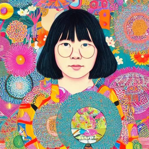 Prompt: Everything Everywhere All At Once in the style of Naomi Okubo, serious, dramatic