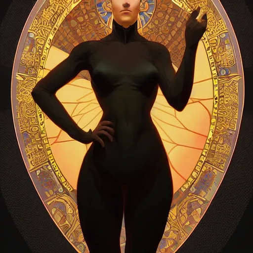 Image similar to servant kneeling before a condescending and proud queen, yellow eyes, highly detailed, digital painting, artstation, smooth, sharp focus, illustration, art by artgerm and alphonse mucha, high definition digital art, in the style of ilya kuvshinov and Ross tran