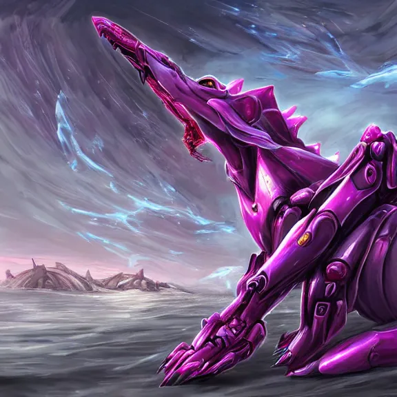 Prompt: very close up foot pov shot, hyperdetailed elegant beautiful stunning hot anthropomorphic mecha giantess female dragon, laying on a beach, showing detailed dragon paws to camera, sharp claws, soft pads, sharp silver armor, fuchsia skin, anthro dragon art, warframe destiny fanart, furry paws furry, furaffinity, deviantart, octane, ekasportal