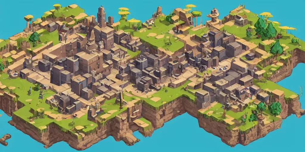 Image similar to A high detailed isometric vector art presenting an aerial view of a RPG room by Transistor, dofus, Bastion, pyre, hades, Patreon content, containing tables and walls, HD, straight lines, vector, grid, dnd map, map patreon, fantasy maps, foundry vtt, fantasy grounds, aerial view ,dungeondraft , tabletop, inkarnate, dugeondraft, roll20