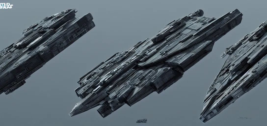 Prompt: star wars troop transport space ships, black background, 8 k photorealistic, hd, high details, trending on artstation