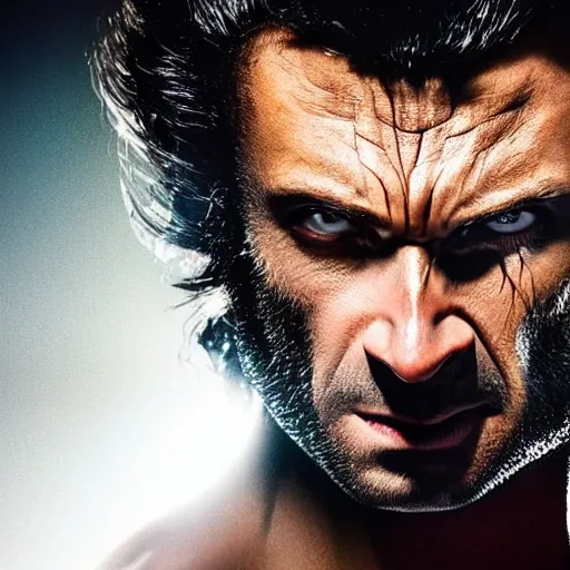 Image similar to svika pick as wolverine, realistic, dramatic studio lighting, dynamic light, movie poster