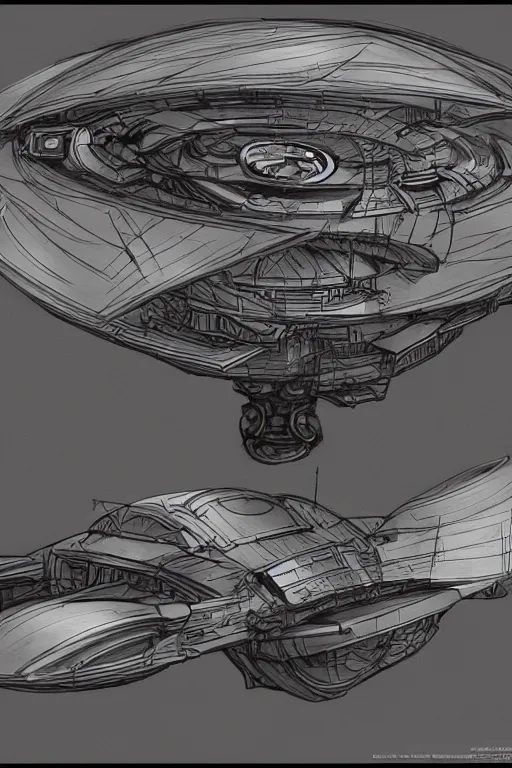 a design project of a warp drive, sketch, detailed, Stable Diffusion