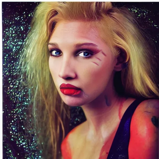 Image similar to cute blonde girl by David Lachapelle