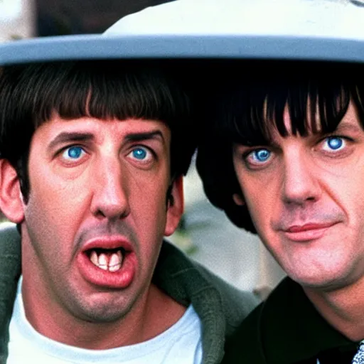 Prompt: adam sandler starring in dumb and dumber