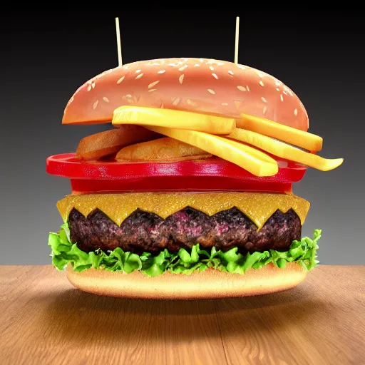 Image similar to burger with a real-life blobfish inside instead of beef, extremely detailed, 8k resolution, high detail