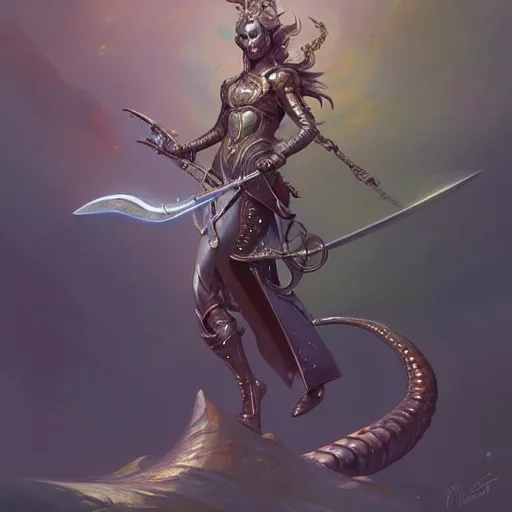 Image similar to a shiney metalic intricate detailed magical sword, concept art by peter mohrbacher, featured on polycount, art nouveau, polycount, artstation hq, artstation hd