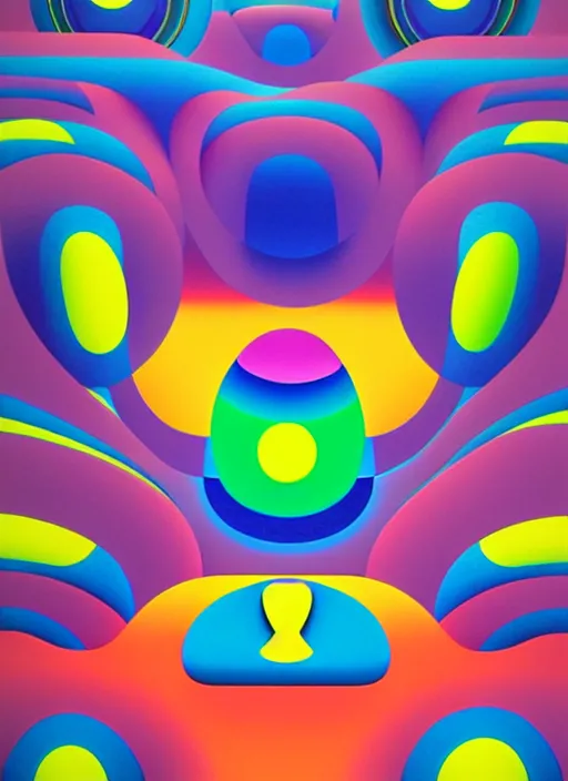 Image similar to abstract 3 d shapes by shusei nagaoka, kaws, david rudnick, airbrush on canvas, pastell colours, cell shaded, 8 k