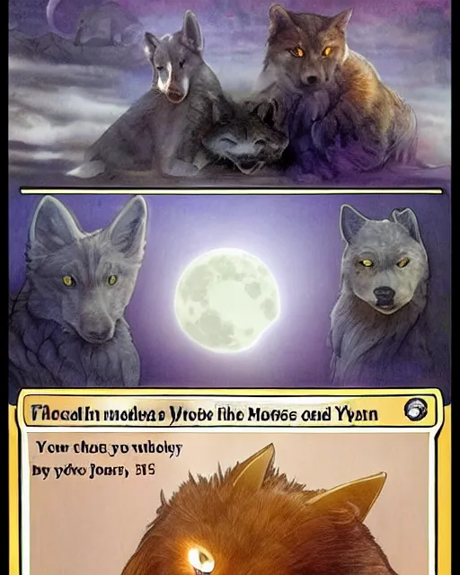 Prompt: 🌕 🐺⛓