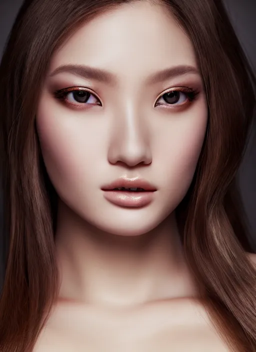 Image similar to a gorgeous female photo, professionally retouched, soft lighting, realistic, smooth face, full body shot, torso, dress, perfect eyes, wide angle, sharp focus on eyes, 8 k high definition, insanely detailed, intricate, elegant, art by stanley lau and jason chan and mark hill