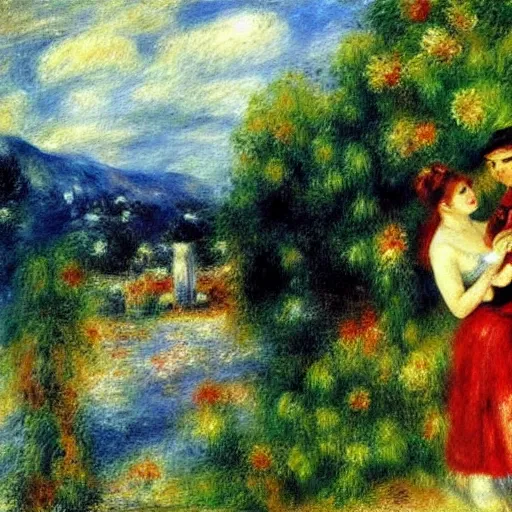 Image similar to a beautiful painting by renoir