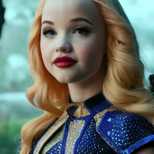 Image similar to queen mal from descendants, disney, dove cameron