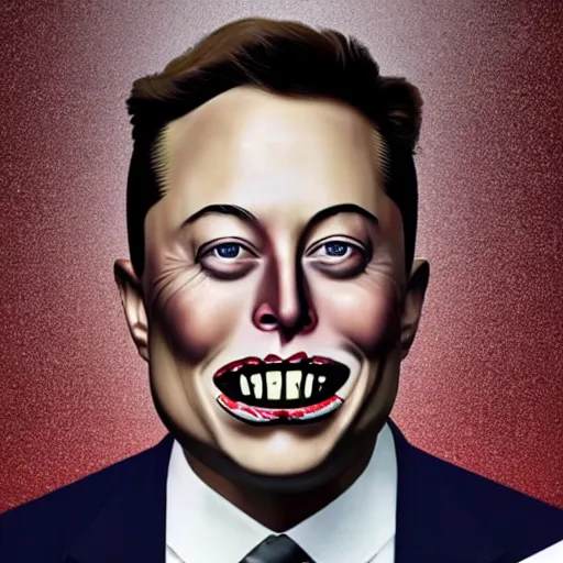 Prompt: halloween mask of elon musk