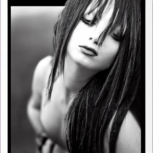 Image similar to hair, award winning black and white photography