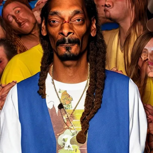 Image similar to Snoop Dogg in Breath of the Wild