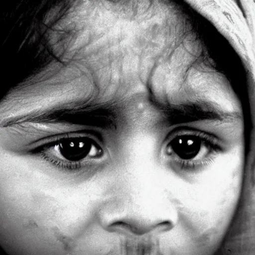 Image similar to selma hayek photograph, the haunting expression, a mixture of pain and resilience, of a child thought to be around 1 2, was dubbed the afghan girl. she became a symbol of war, displacement and defiance after american photographer steve mccurry captured her image in a refugee camp in peshawar, on the afghanistan - pakistan border.