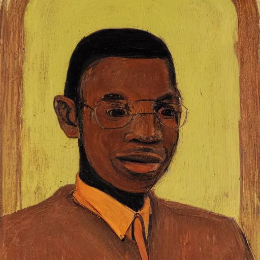 Prompt: portrait of Célian Mbuba