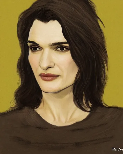 Prompt: rachel weisz, concept art