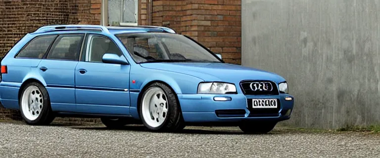 Image similar to Beater Denim Blue Audi A4 B6 Avant (2002), created by Barclay Shaw