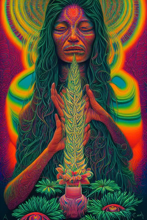 Image similar to The Ayahuasca Spirit, by Casey Weldon