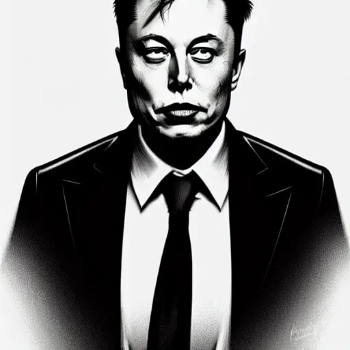 Image similar to Elon musk sad , trending on artstation , Hyperdetailed , CGSociety