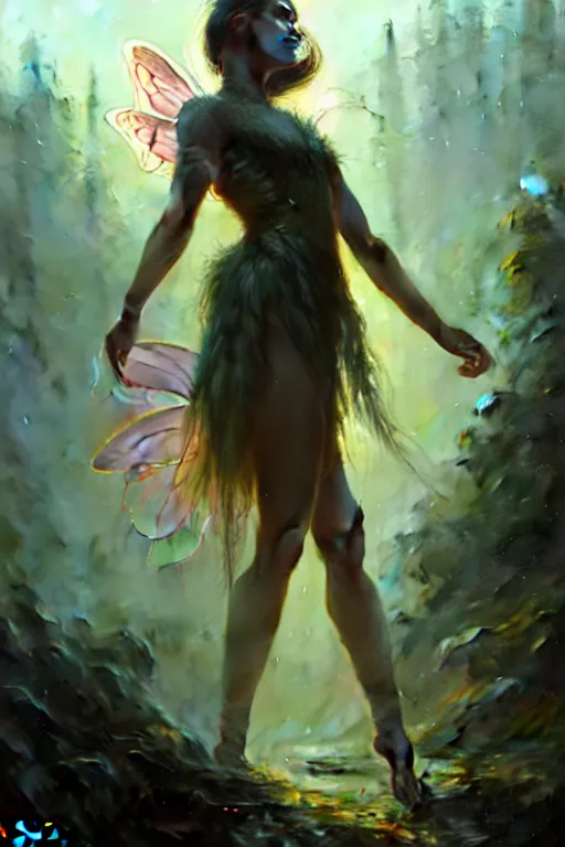 Image similar to cinematic shot of an epic portrait of a fairy dressed in military clothes, shiny skin, beautiful eyes, beautiful, small details, night setting, realistic poster with volumetric light from craig mallism, artgerm, jeremy lipkin and michael garmash, unreal engine, radiant light, detailed and complex environment, digital art, trends at art station, a masterpiece