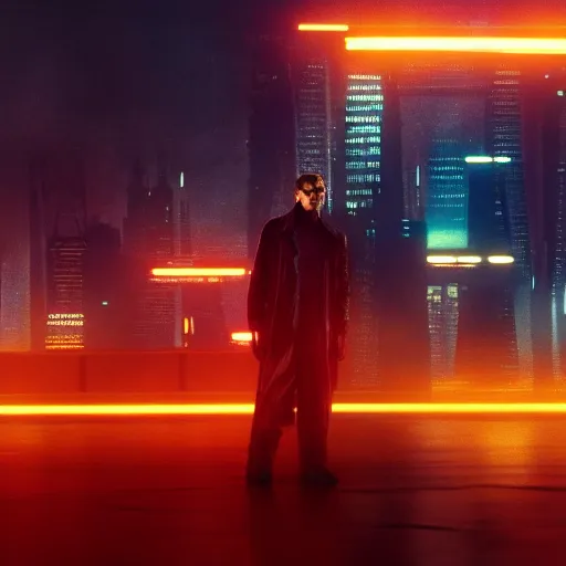 Image similar to blade runner movie, blade runner 2049, cyberpunk city, 8k, hdr 4k