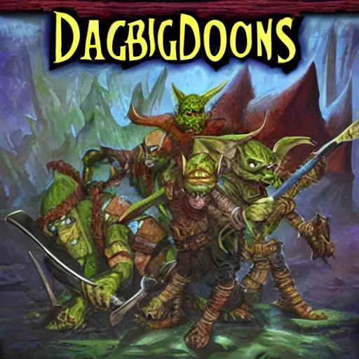 Prompt: goblin rpg dungeons and dragons