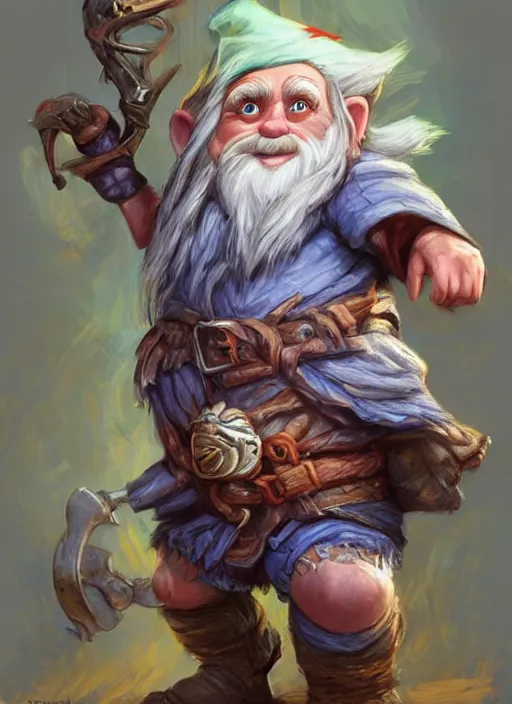 gnome, ultra detailed fantasy, dndbeyond, bright, | Stable Diffusion