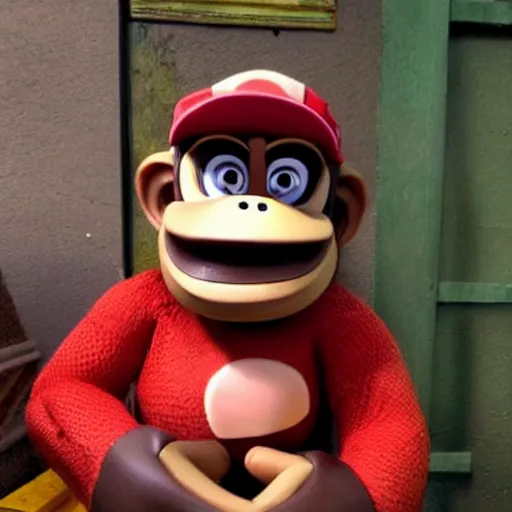 Image similar to donkey kong as a real person