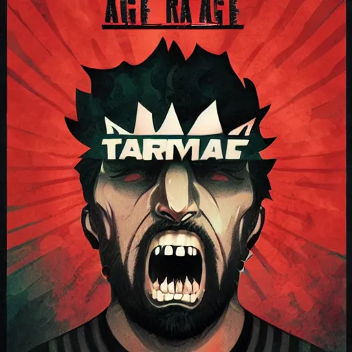 Image similar to the rage against the king, Animation printed poster , Artwork by lois van baarle, cinematic composition, trending