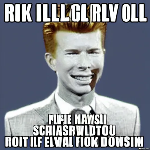 Image similar to rick roll