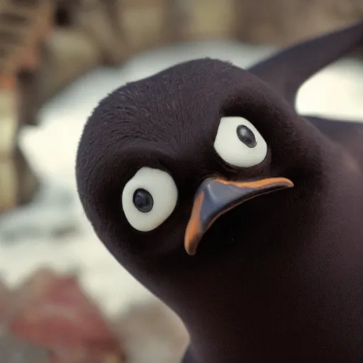 Prompt: A still of Pingu in Harry Potter, cinematic, realistic, dramatic, 4k