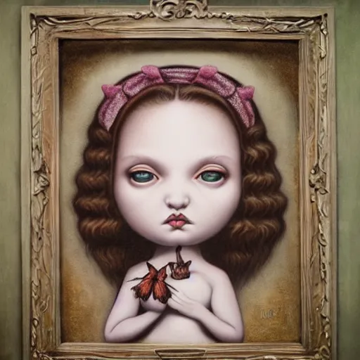 Image similar to artwork by mark ryden