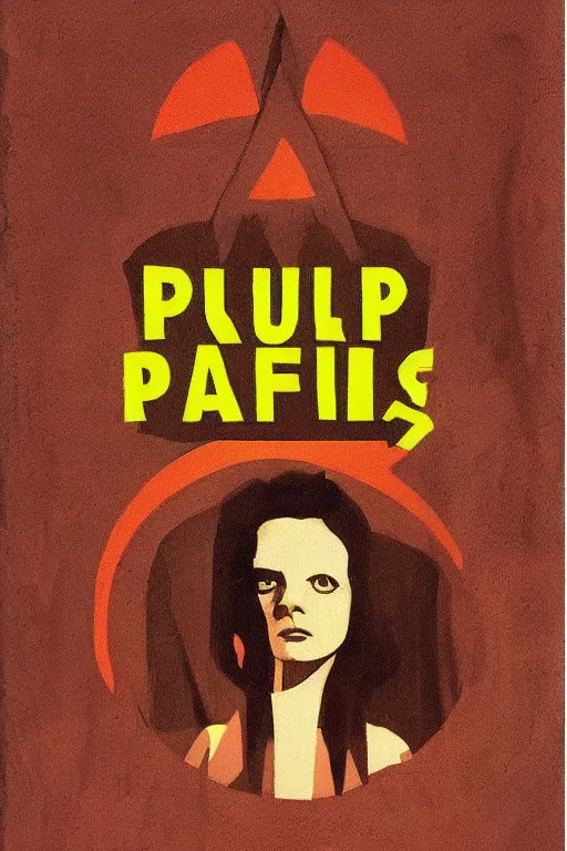 Image similar to Pulp book cover of Twin Peaks artwork by RAB quruiqing