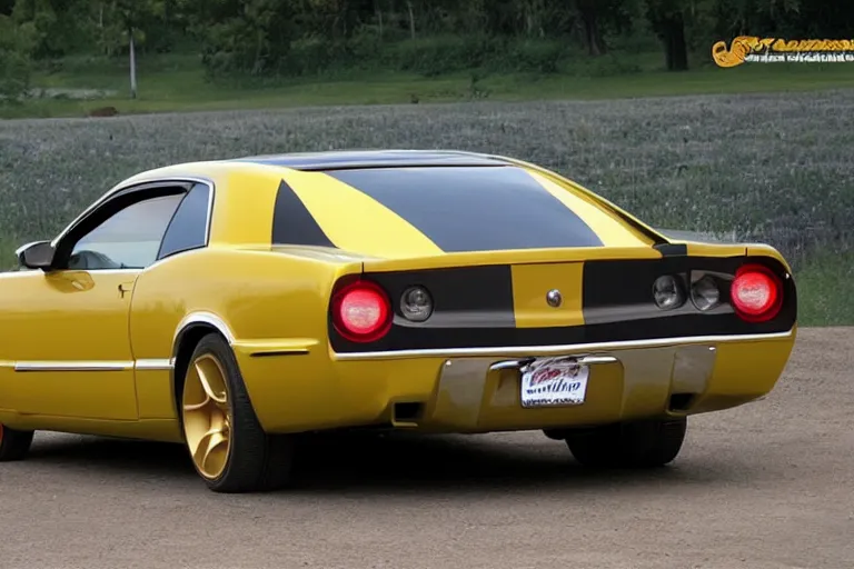 Image similar to muscle car designed in ukraine ( 2 0 0 5 )